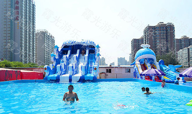 苏仙大型充气泳池